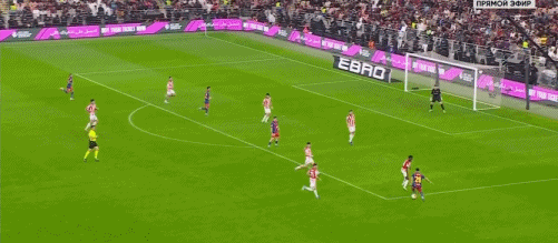 半场：巴萨4-0毕包，费尔明1射2传，巴尔德吉、拉菲尼亚传射