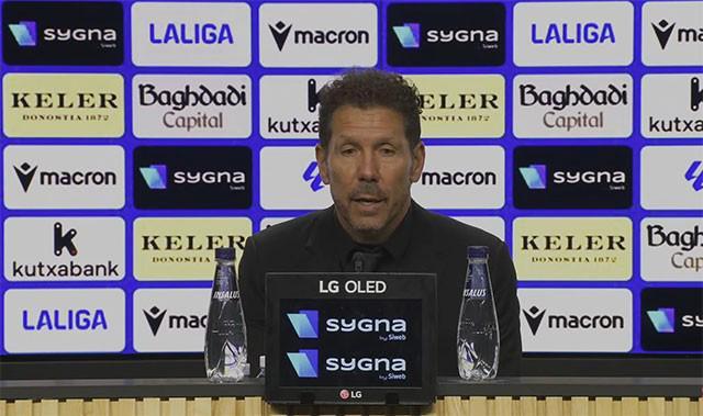 西蒙尼：照上半赛季的表现，我们能进欧冠但没法争冠